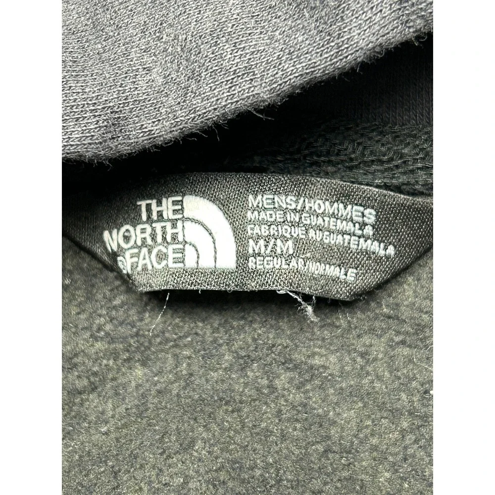 The North Face Hoodie Cotton Polyester Black Medium Mens